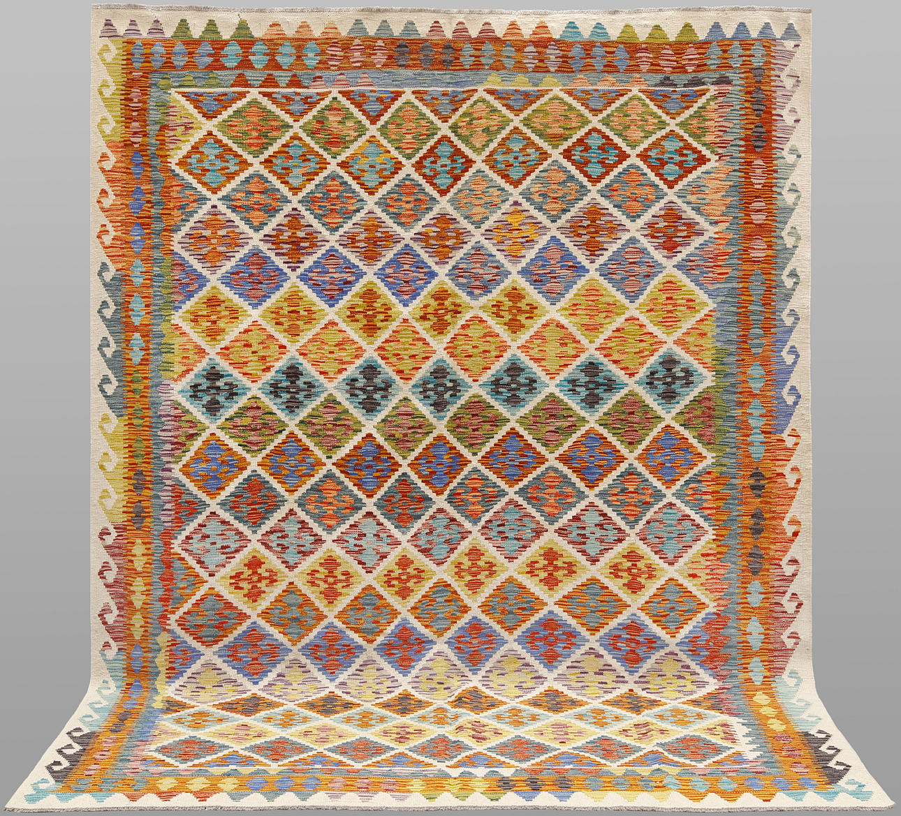 ORIENTMATTA, kelim, klassisk design, ca 285 x 215 cm.