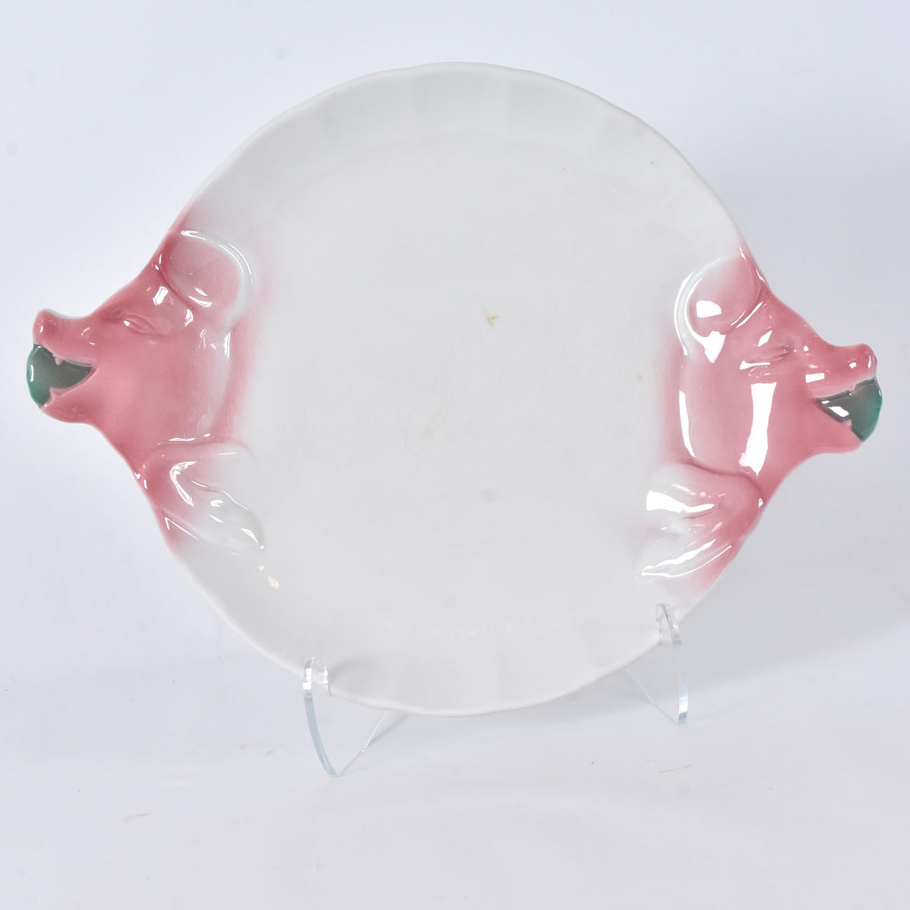 PIG PLATTER, earthenware, Rörstrand, early 20th century.