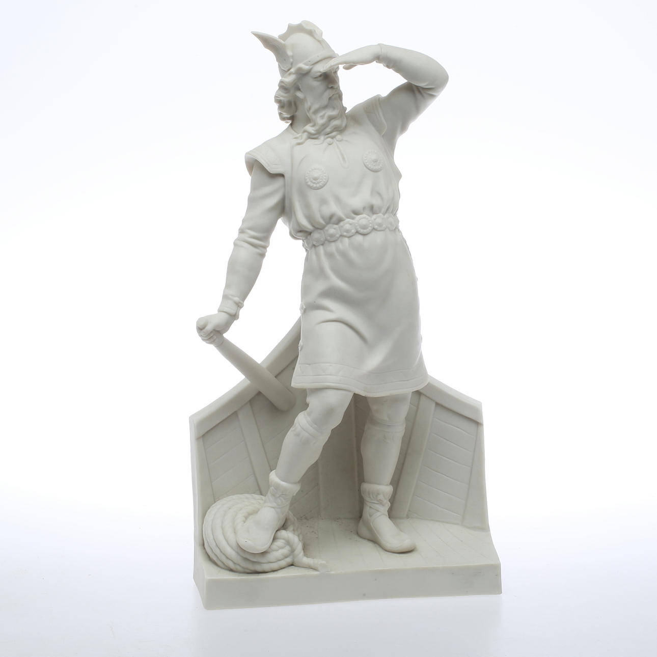 FIGURIN, parian, efter Carl Johan Dyfverman, Gustavsberg, 1907.