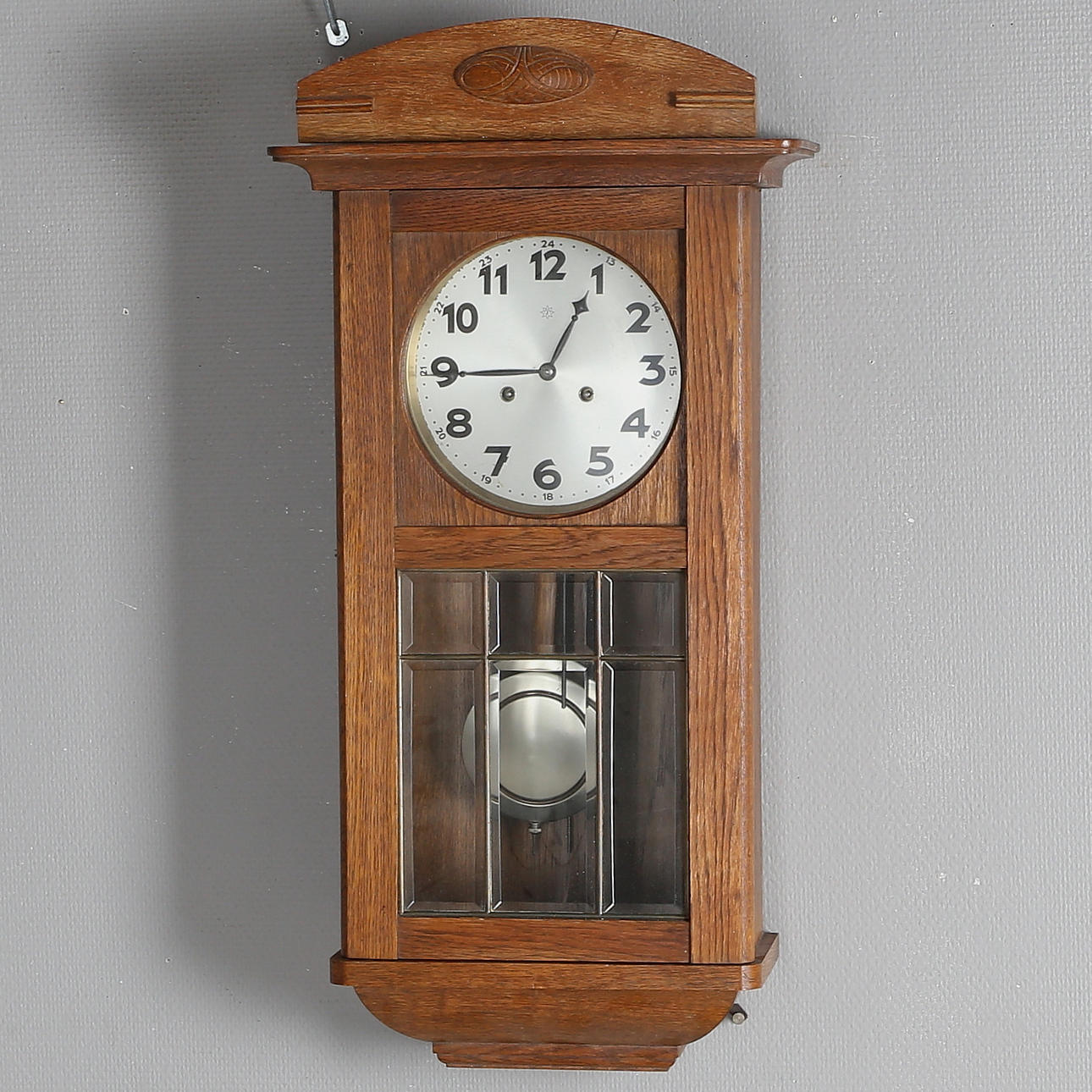 VÄGGUR, Ek, Junghans, 1900-tal.