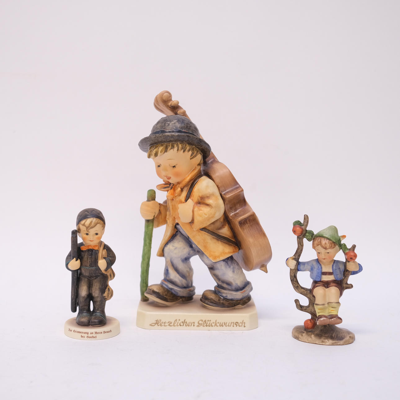 GOEBEL HUMMEL, THREE FIGURINES.