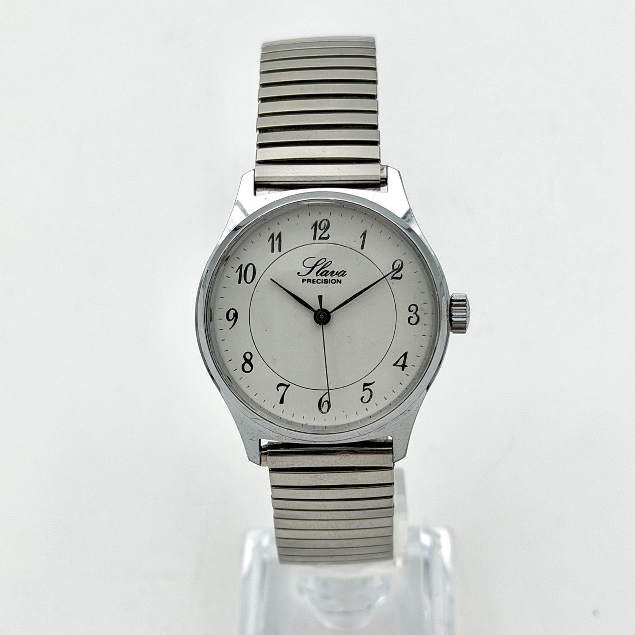 SLAVA PRECISION, wristwatch, manual, steel.