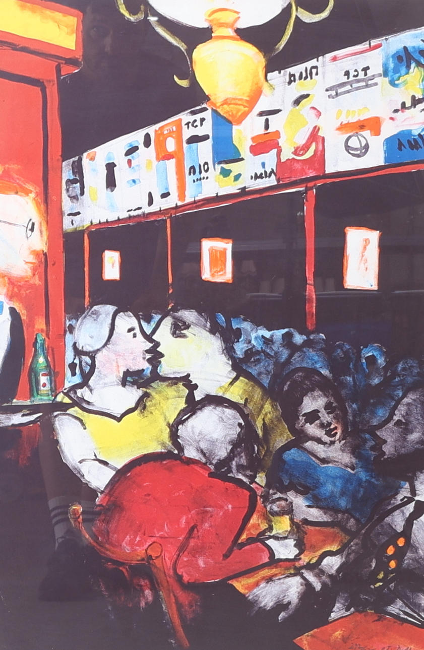 PETER DAHL. lithograph, "Servitören", signed & numbered 292/375.