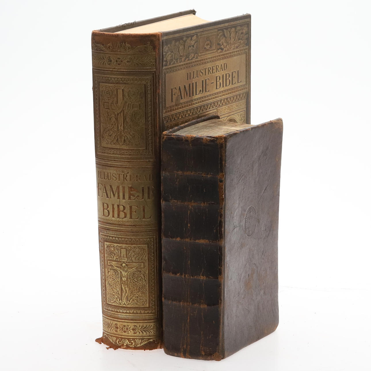 BIBLES. 2 pcs. From 1858 & 1901.