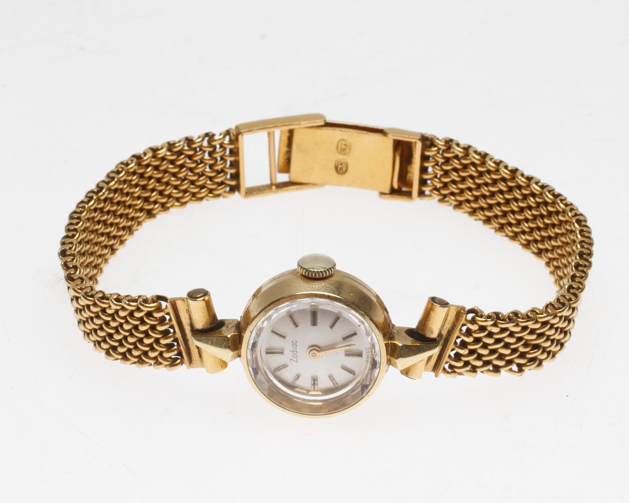 DAMUR ZODIAC MED ARMBAND, 18k guld, total vikt ca 25,8 gr.