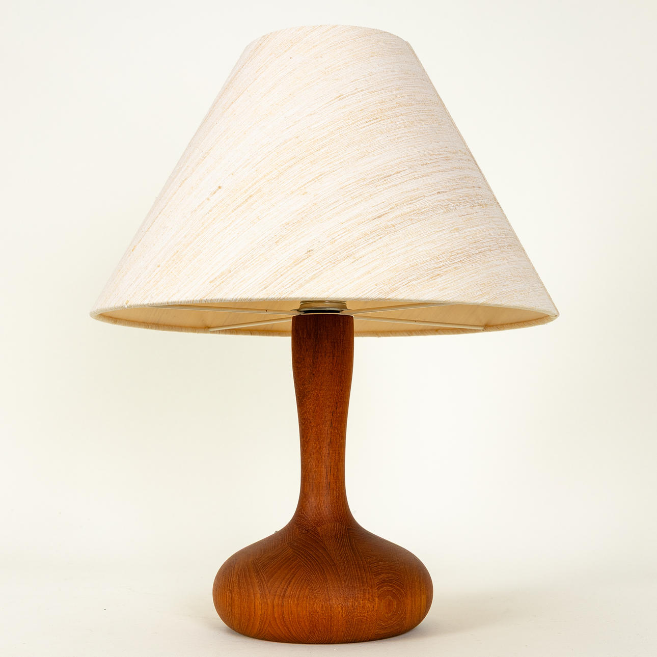 Domus, small teak table lamp, Denmark.