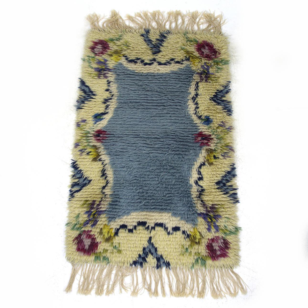 Rya rug, approx. 117 x 68 cm, 1960s.