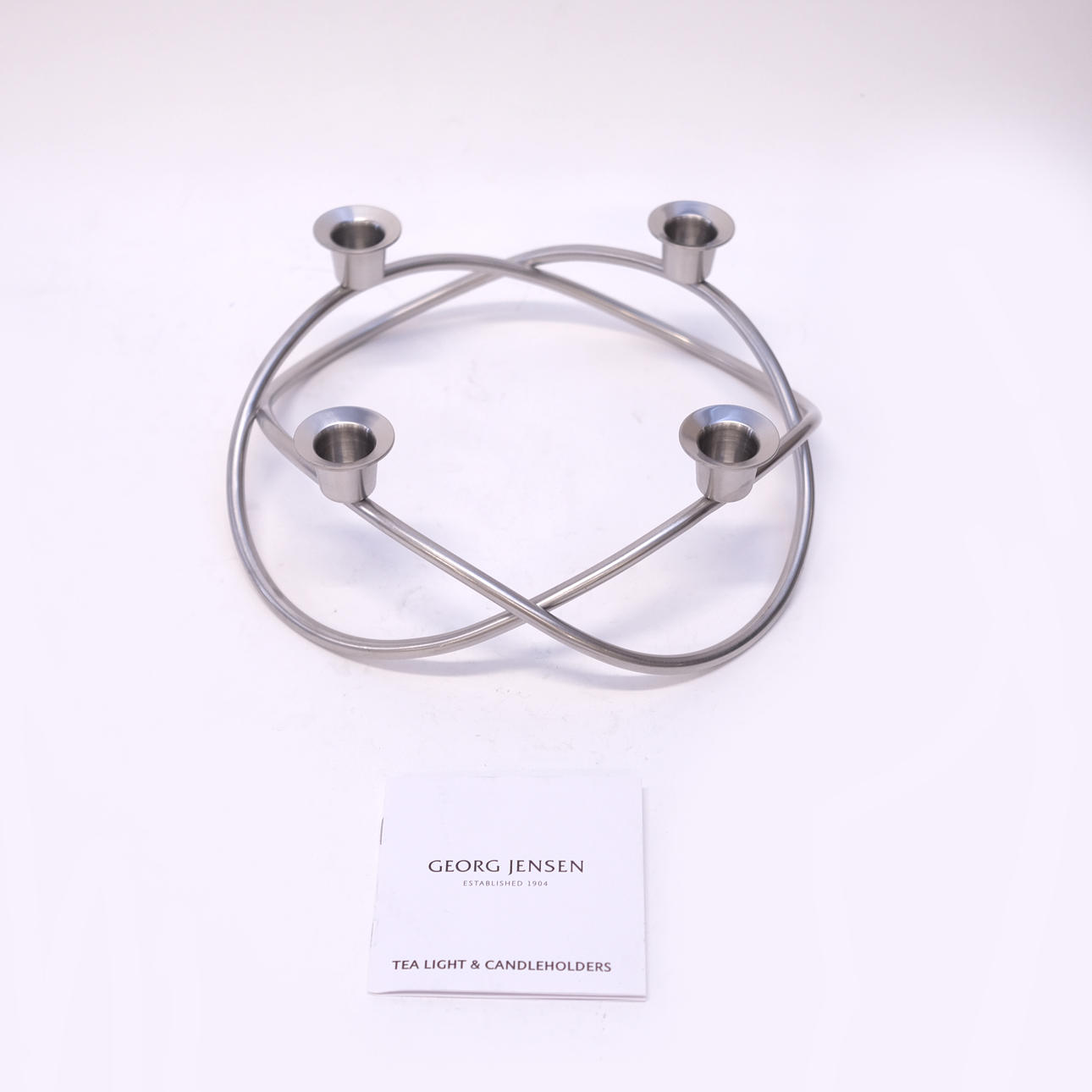 GEORG JENSEN. CANDLEHOLDER " SEASON ".