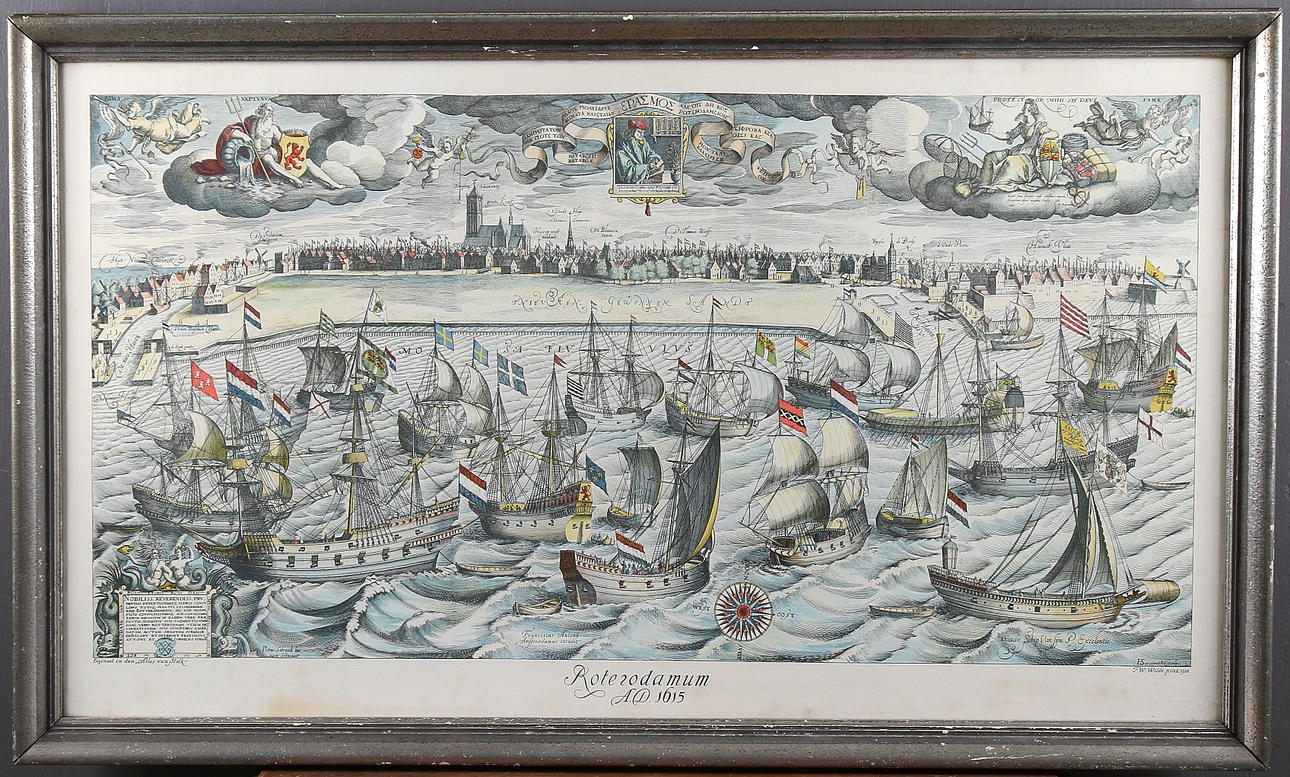 KOPPARSTICK, "Roterodamum 1615", F.W. Wilde 1938.