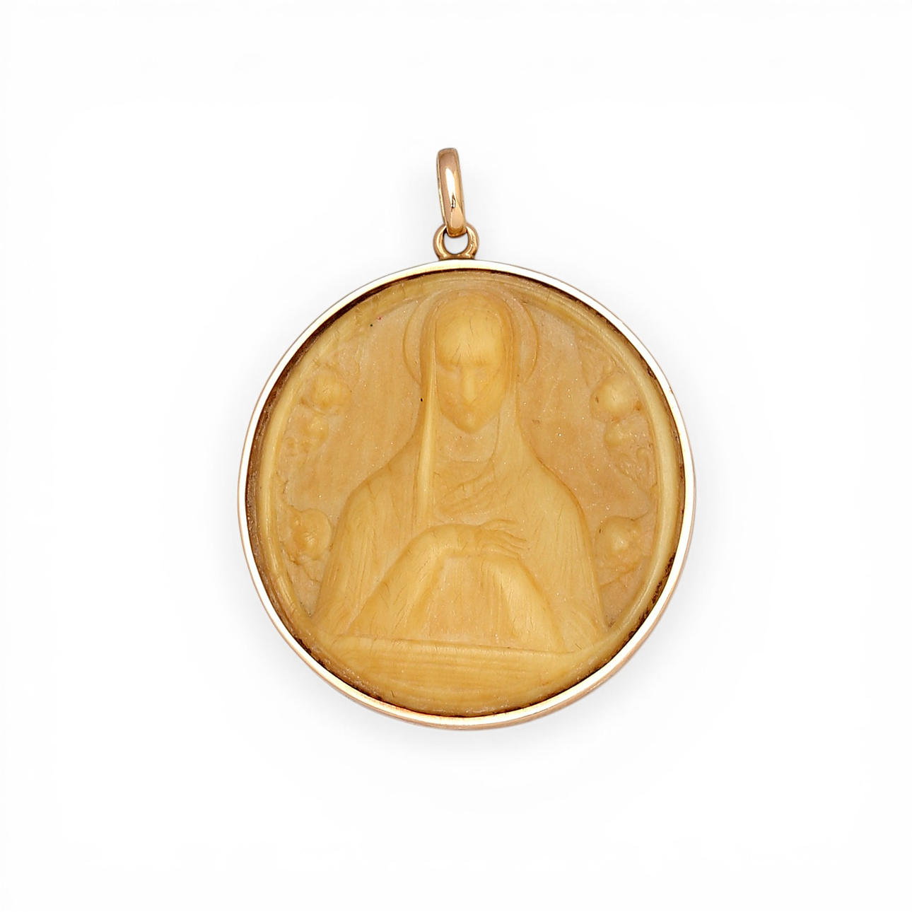 "Noucentista" devotional medal, circa 1930.