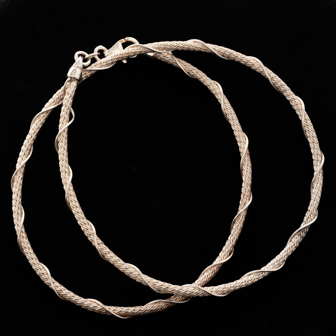 NECKLACE, sterling silver.