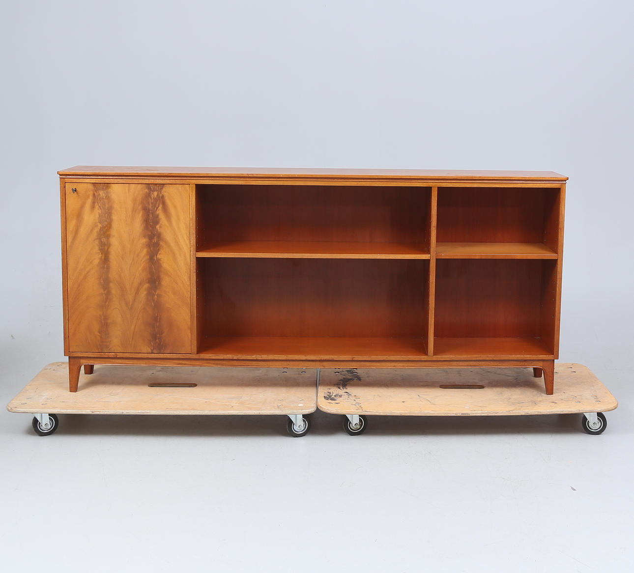 BOOKCASE with CABINET, Swedish modern, 1940/50.