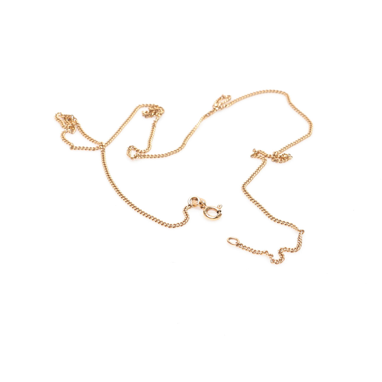 NECKLACE, 8K, weight approx. 2.4 grams.