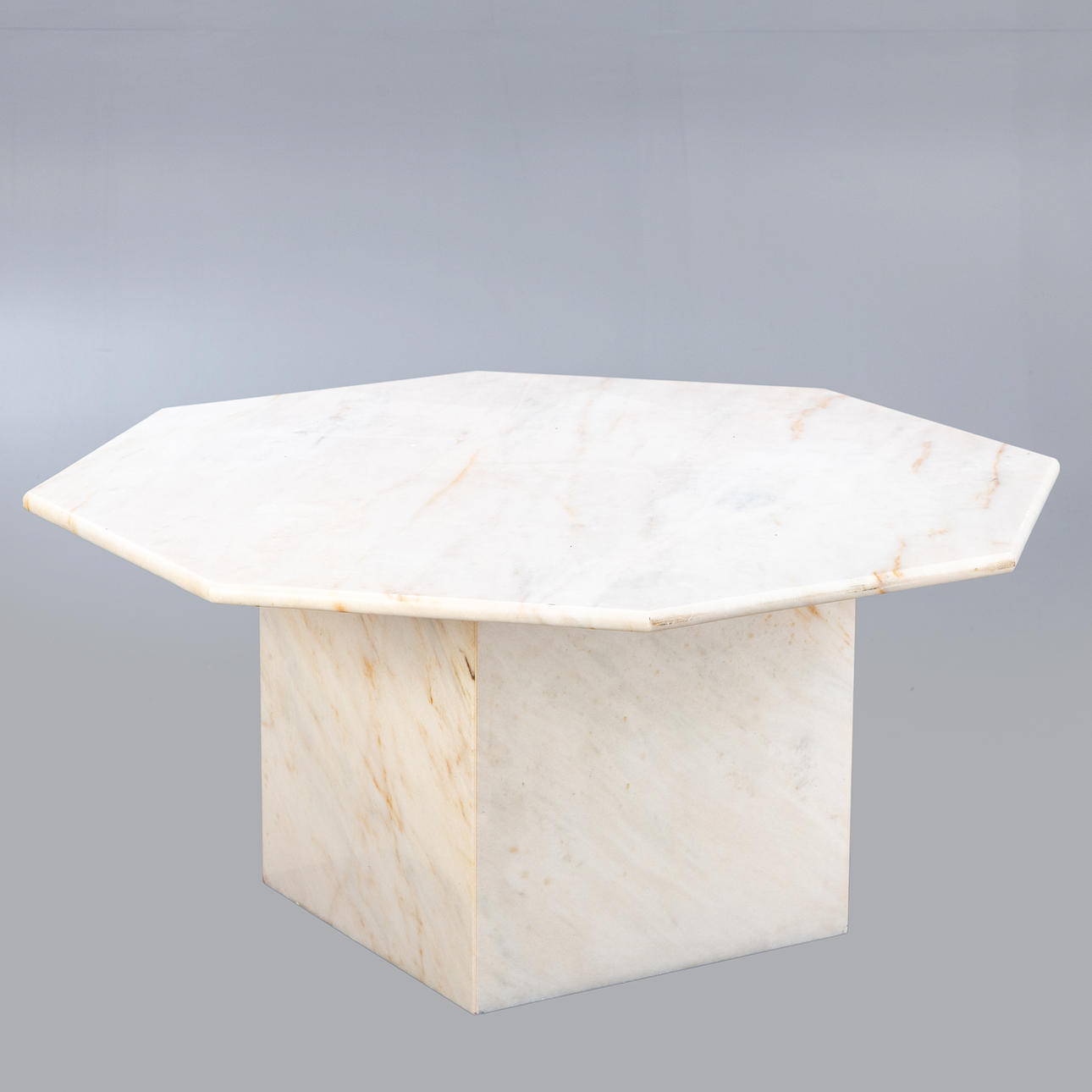 Marble coffee table.