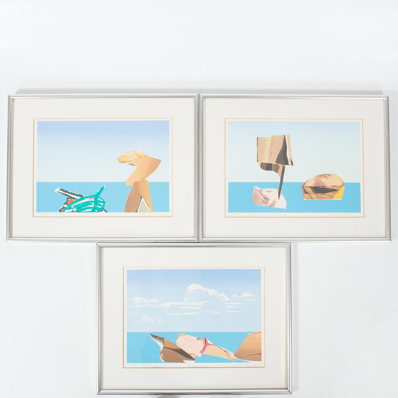 HARDY STRID. Lithographs, 3 pcs, signed and numbered.