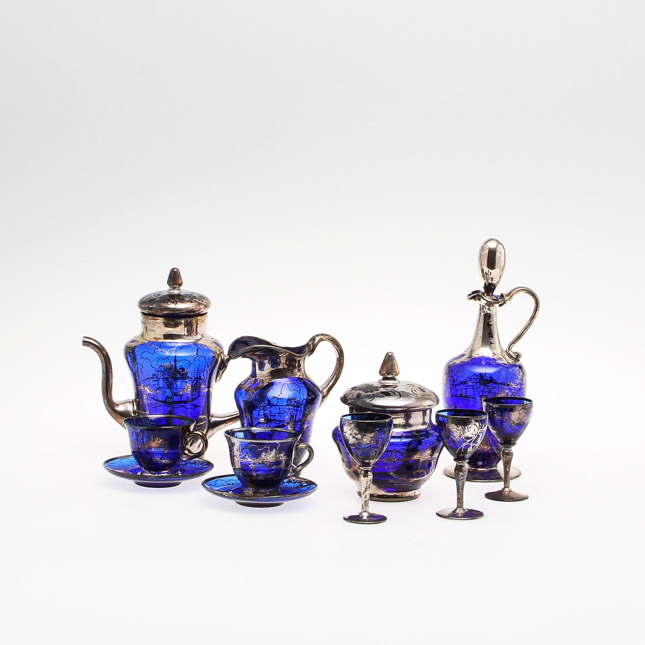 SERVISDELAR, 9 st,glas.