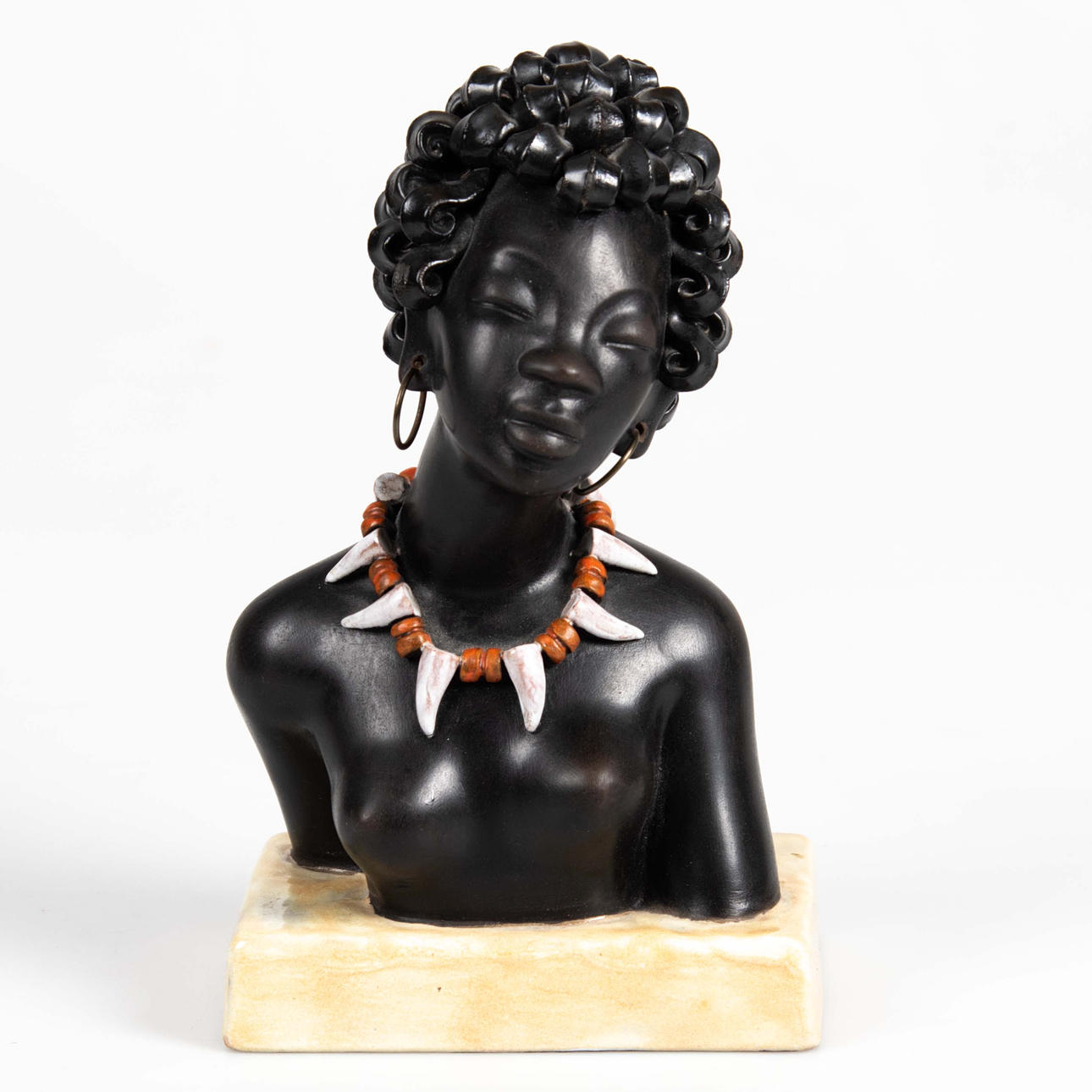 FIGURINE, Anzengruber, Austria, mid-20th century.