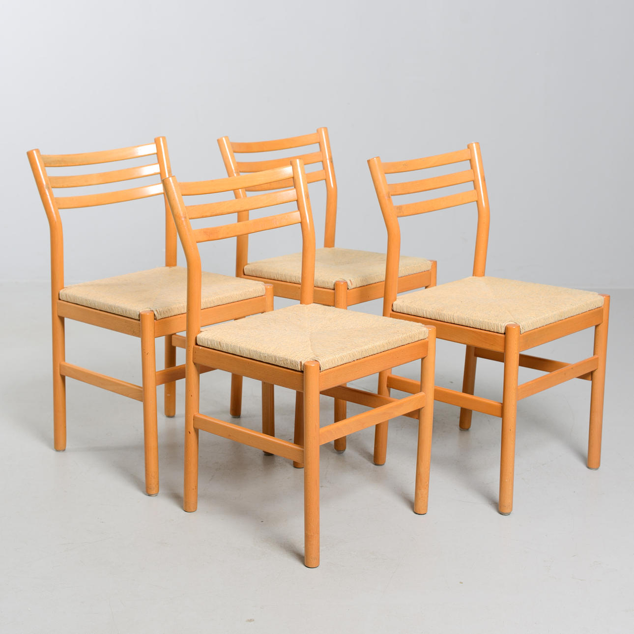 CHAIRS, 4 pcs, 19th/20th century.