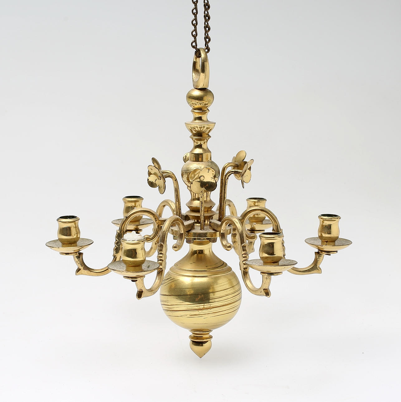 LJUSKRONA, mässing, V. Fong, Grenna. 1900-tal.