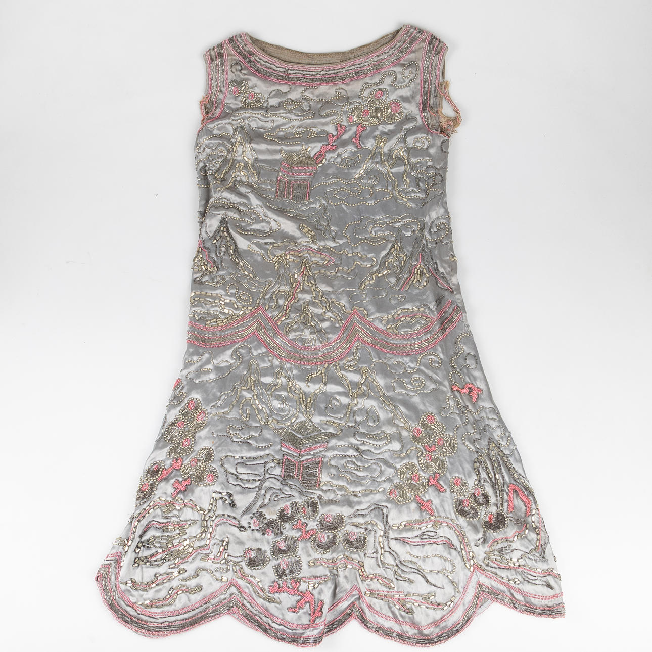 FLAPPER DRESS, Art Deco, circa 1920.