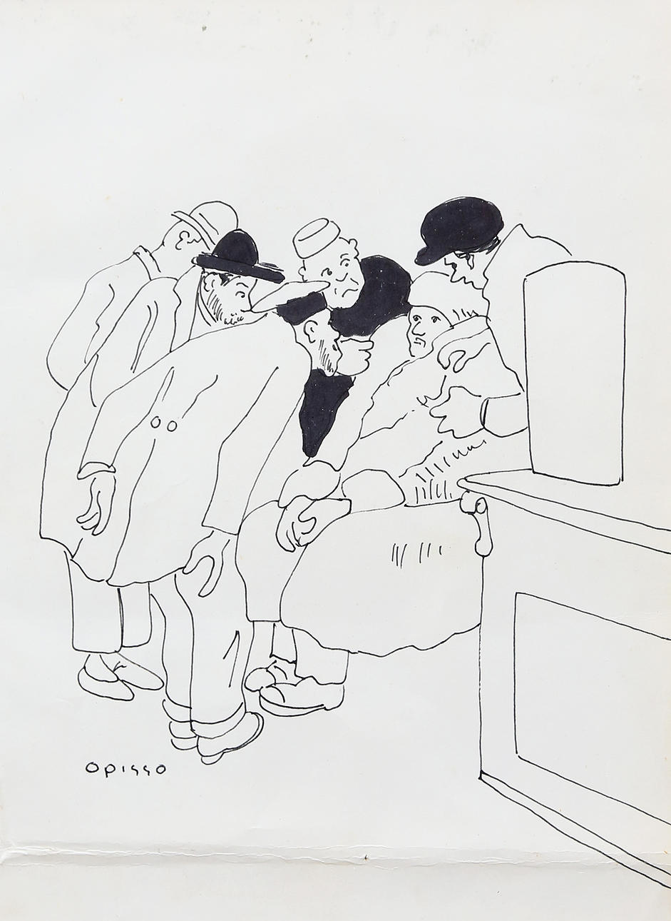 RICARD OPISSO. Interior scene.