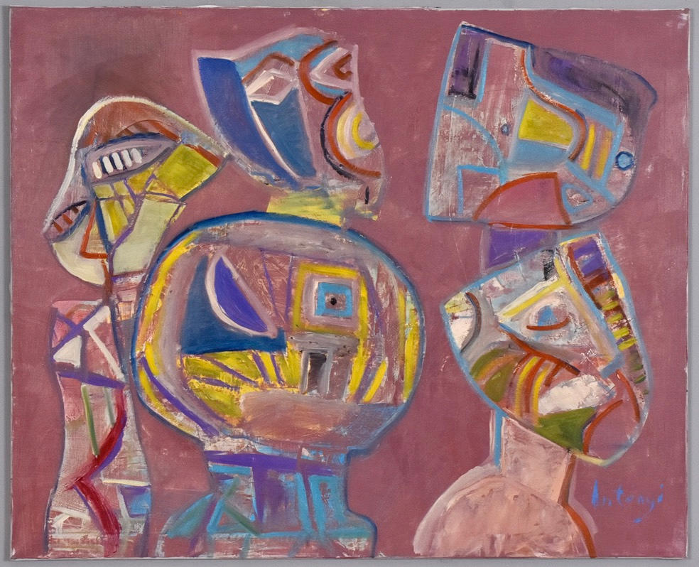 IMRE ANTONYI. Oil on canvas.