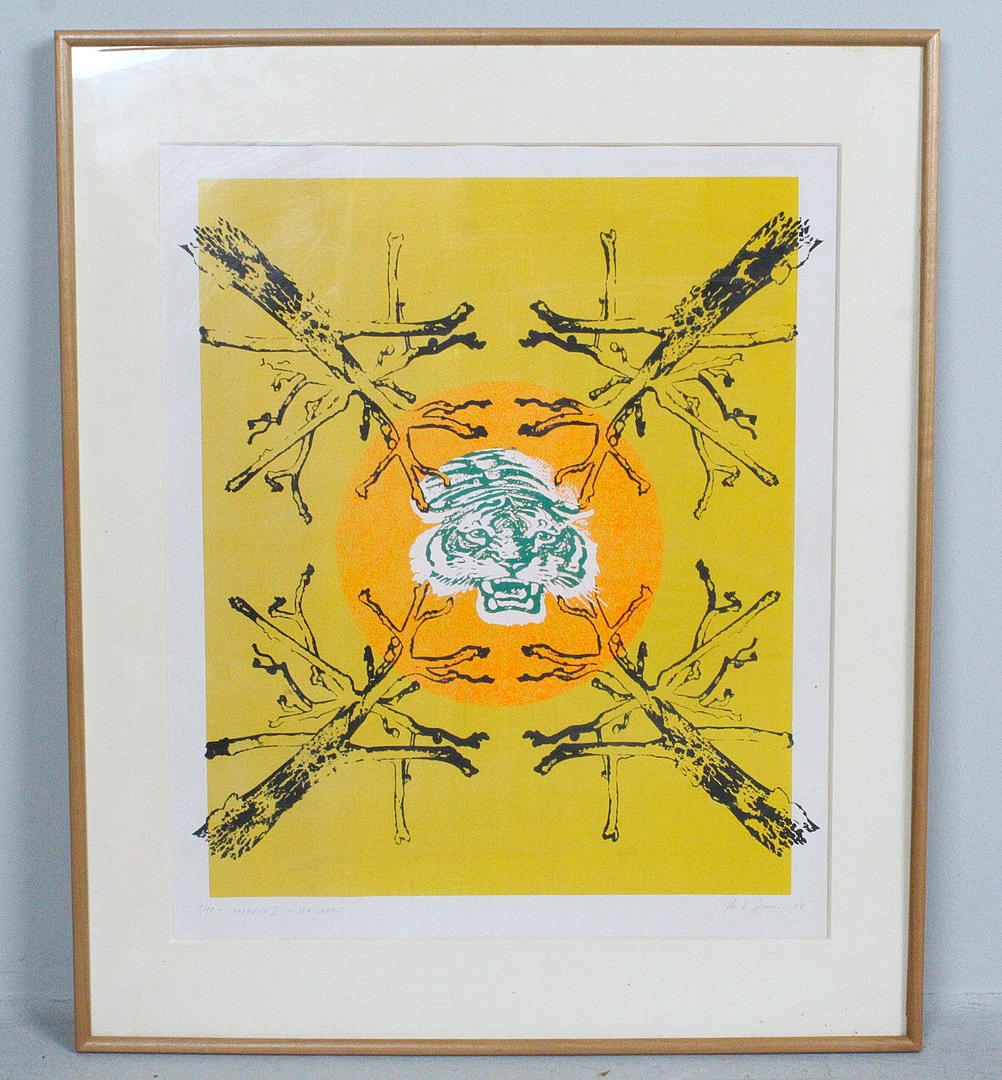 Unknown artist, serigraph, '' Promeny 2 '' signed, limited, 1/10.
