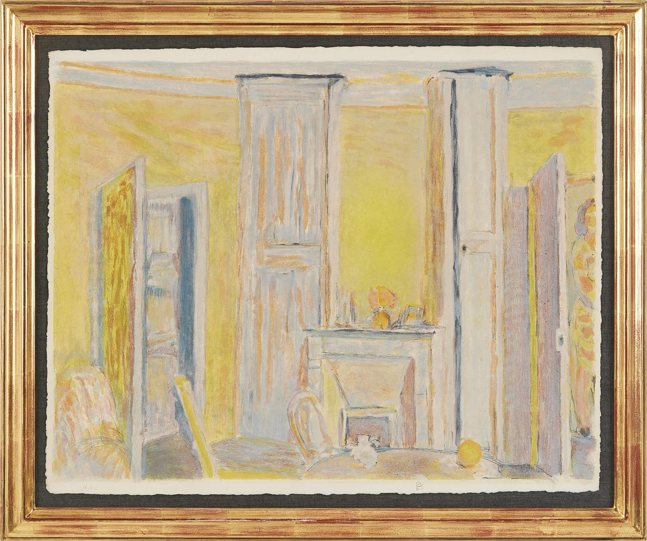 PIERRE BONNARD. after. "La chambre jaune".