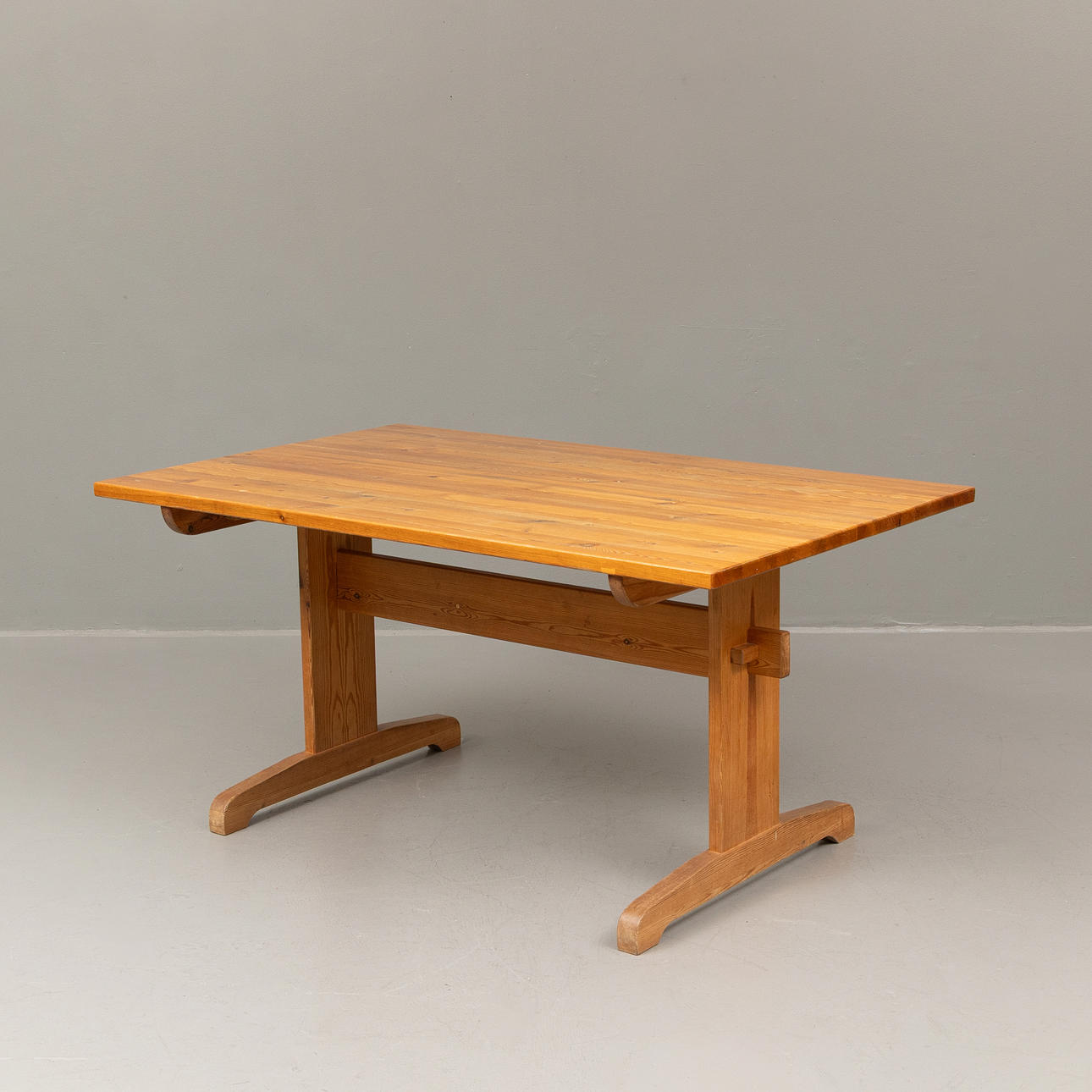 KARIN MOBRING. dining table, pine, "Skagen", IKEA, 1970s.