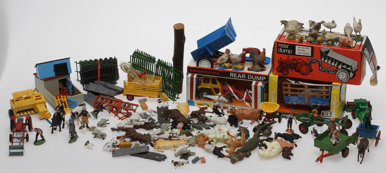 MODELLBILAR mestadels BRITAIN, jordbruksrelaterade. Djur och tillbehör.