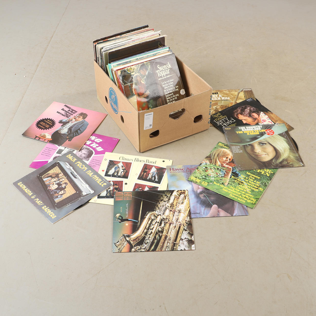 LP RECORDS, approx. 80 pieces, 1970s-90s.