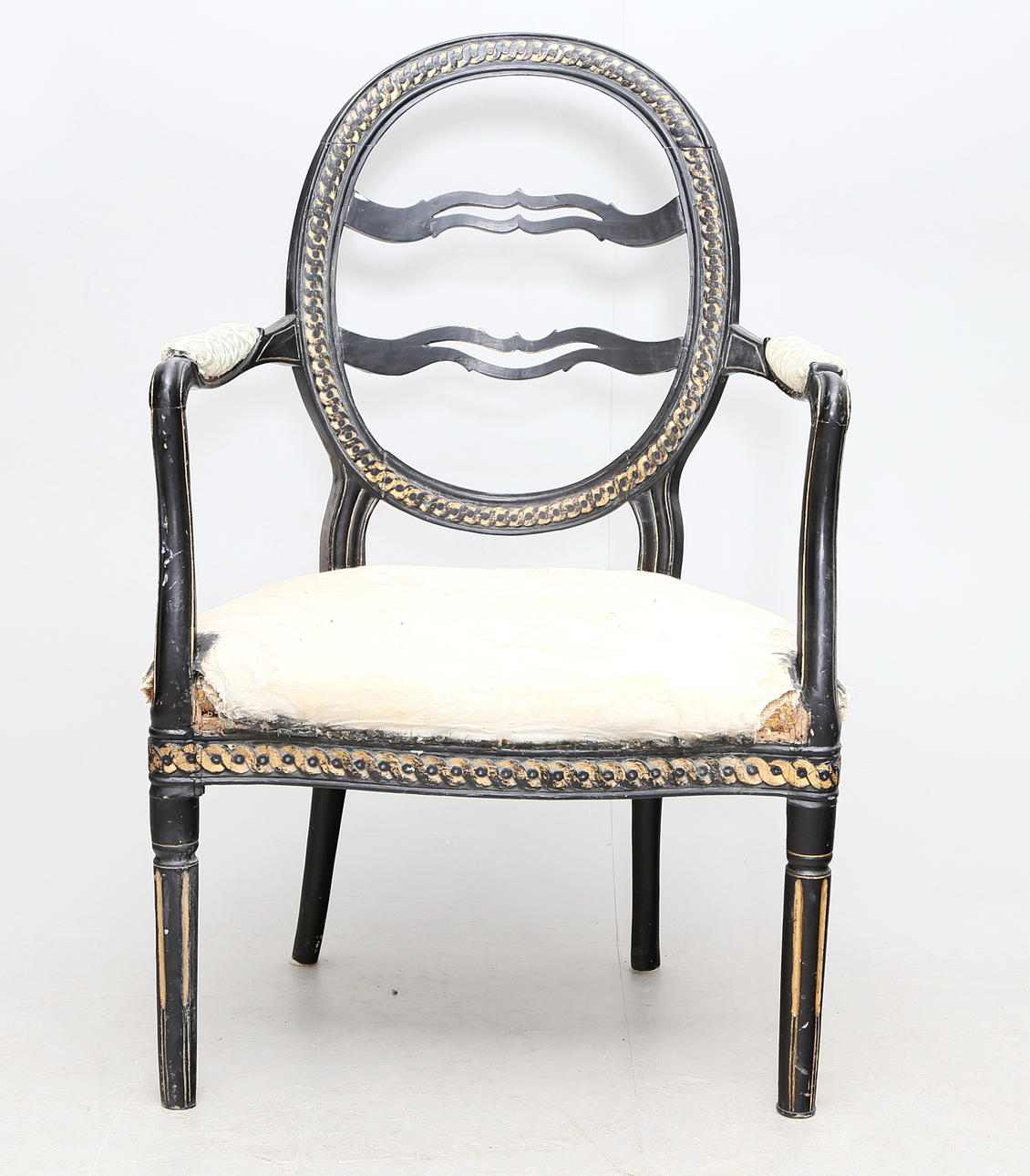 STOL, gustaviansk, sk Skrattstol, 1700-tal.