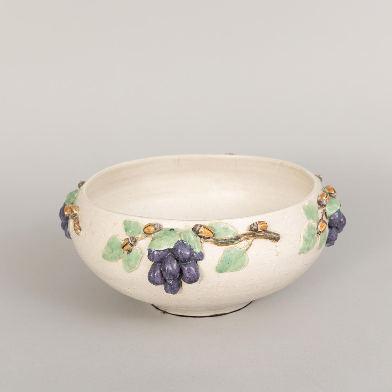 GUNNAR HANSSON. Bowl, glazed stoneware, signed.