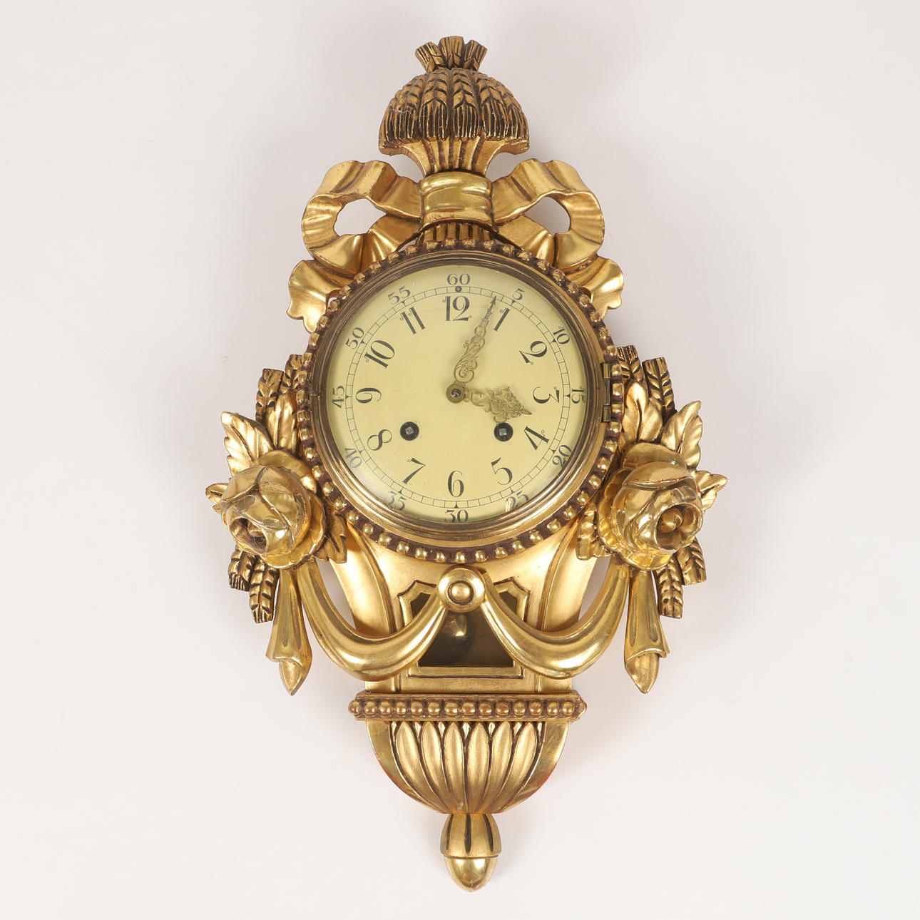WALL CLOCK, gilt, Westerstrand, Töreboda.