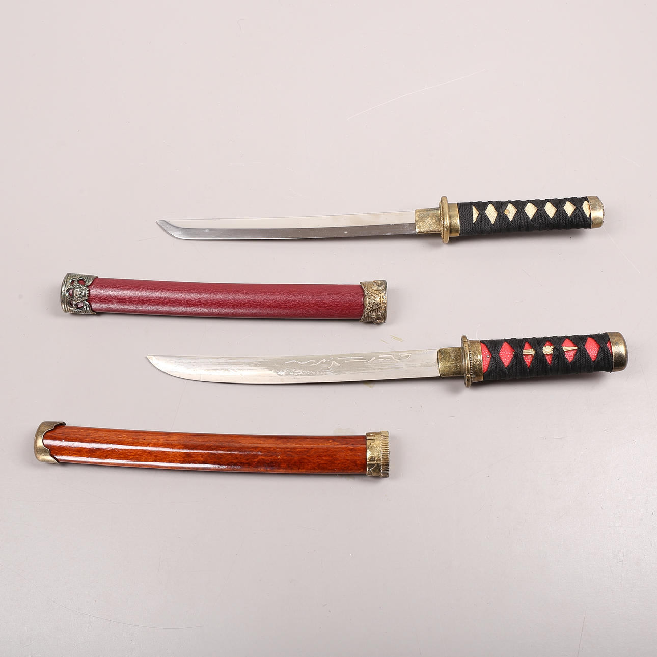KATANAS, 2 pcs, 20th century.