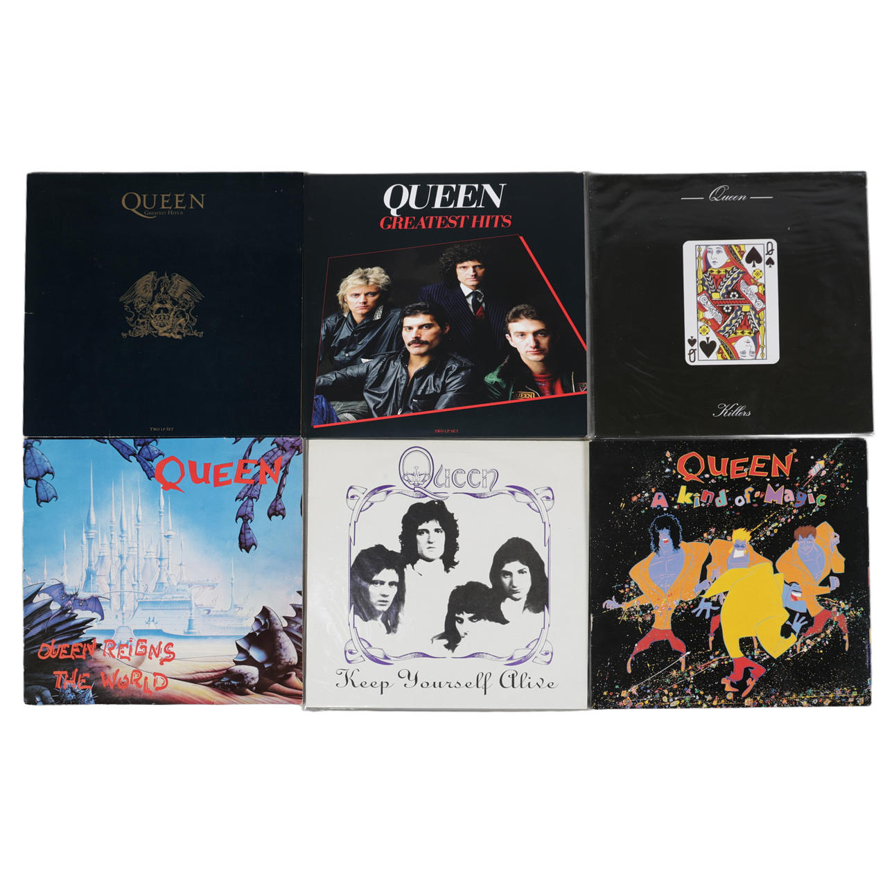 QUEEN LP'S (6).