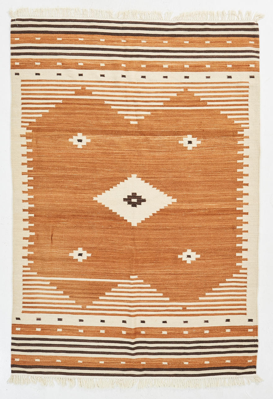 CARPET, oriental, geometric pattern.