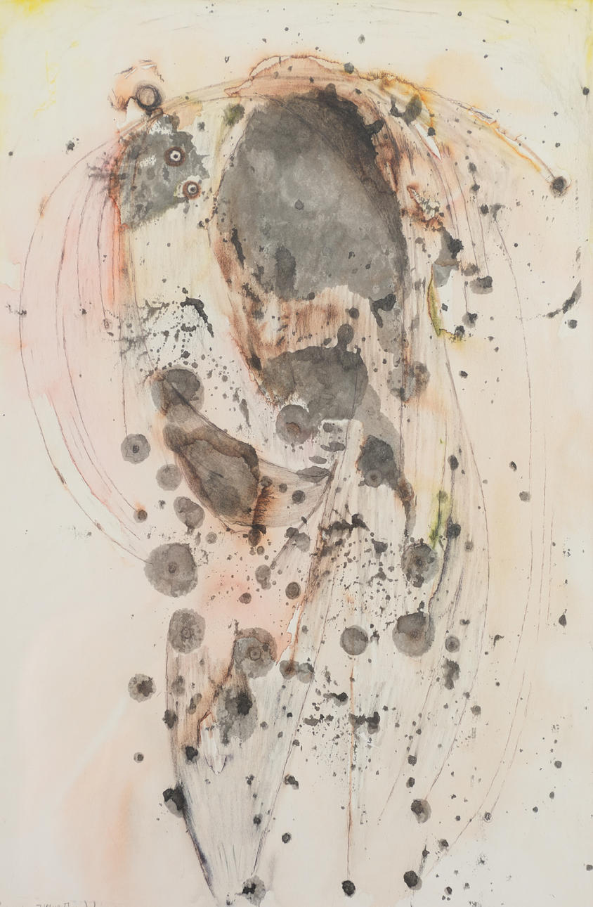 OIDENTIFIERAD KONSTNÄR. "Portrait", watercolour, signed and dated.