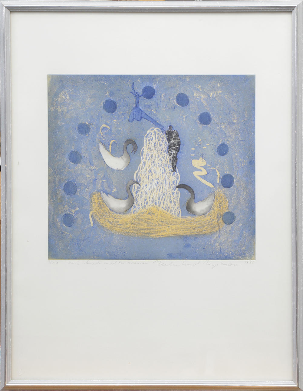 HELMTRUD NYSTRÖM. LITHOGRAPH, signed.
