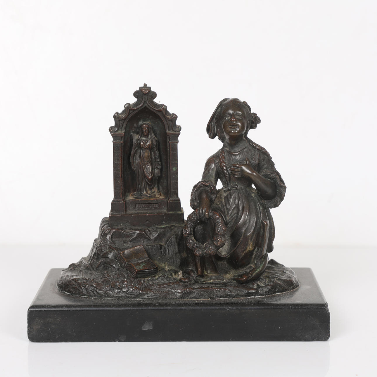 A 19TH CENTURY FRENCH BRONZE.