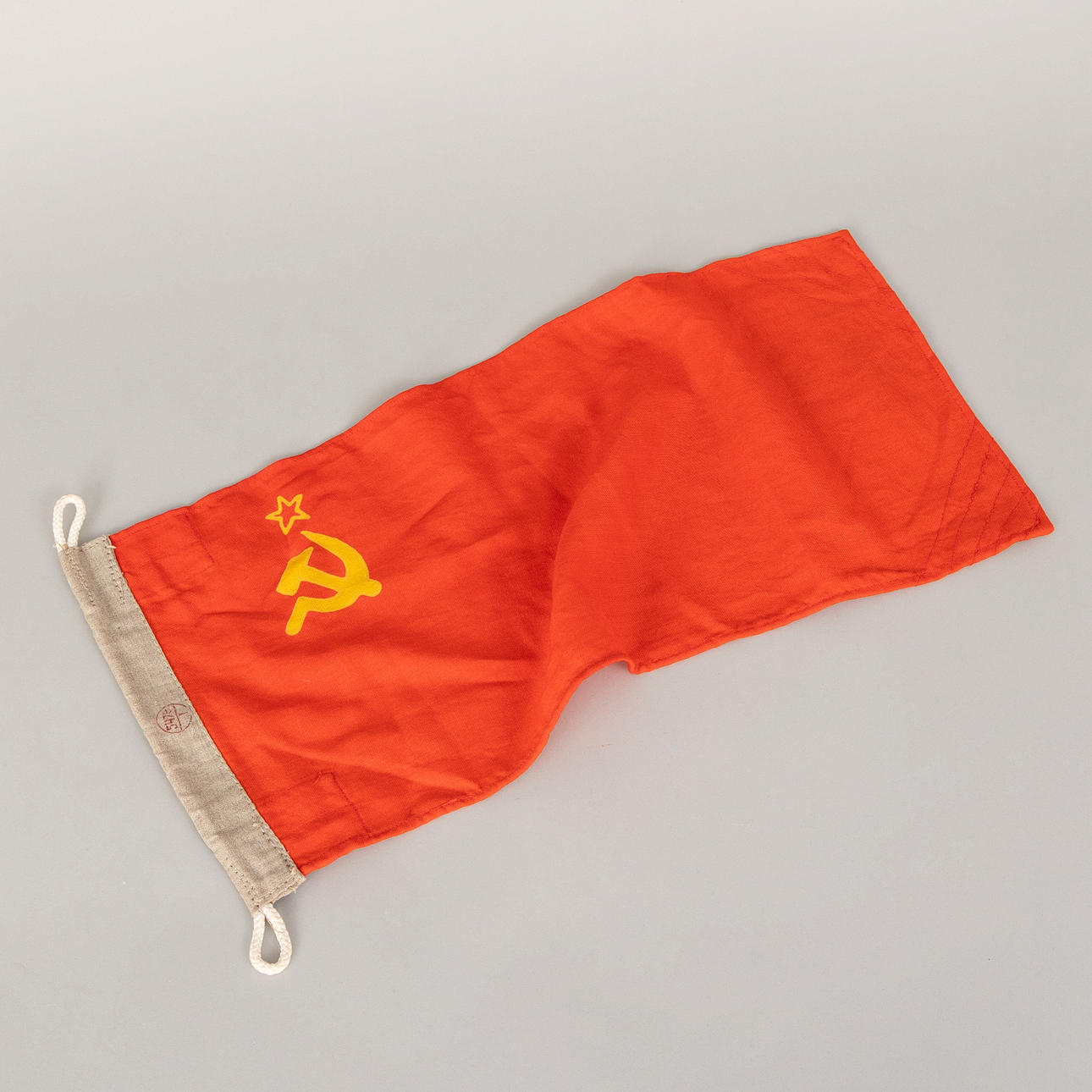 FLAG, textile, USSR Navy, 1987, Soviet Union.