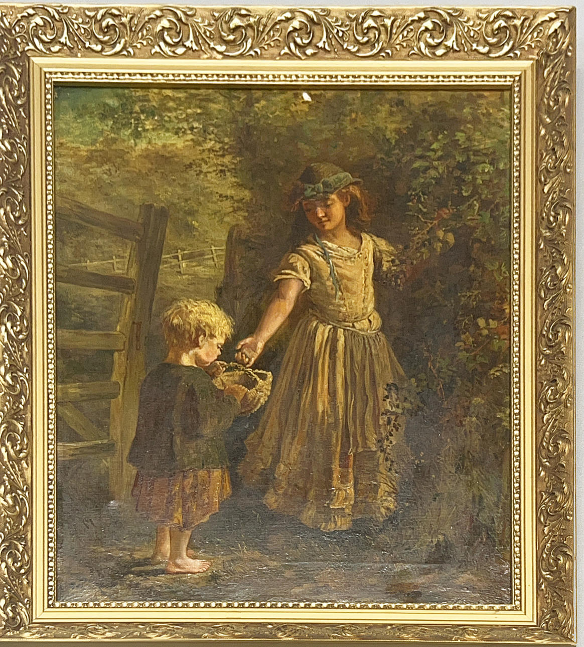 19THC OIL ON CANVAS.