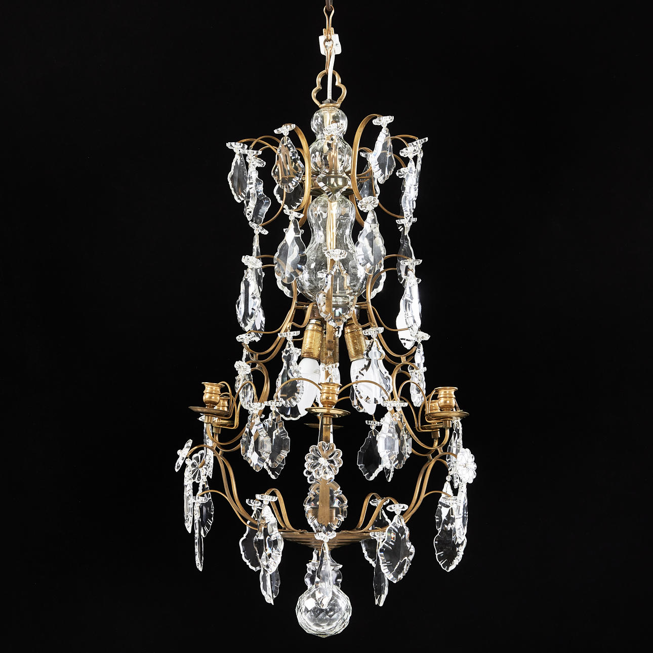 CHANDELIER, contemporary, Late Baroque style.