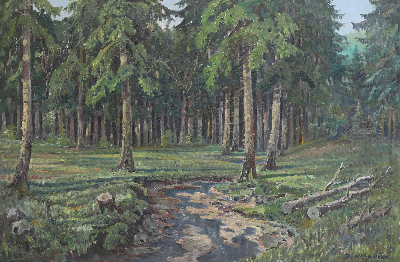 DARIUSZ WASOWICZ. Oil on canvas, signed.