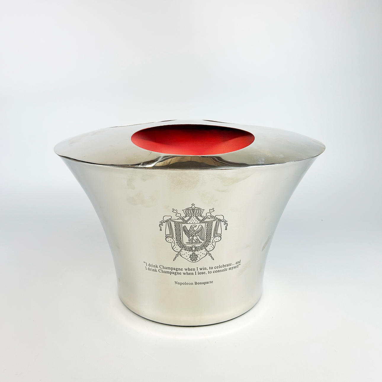 ADVERTISING CHAMPAGNE COOLER.
