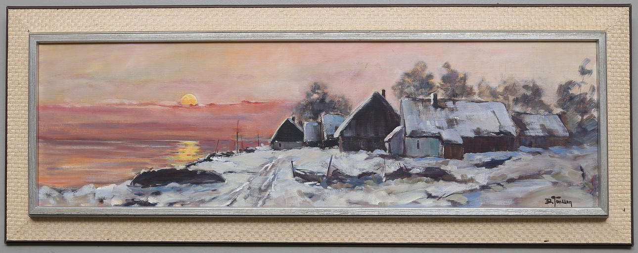 BROR JÖNSSON. Olja på duk, signerad.