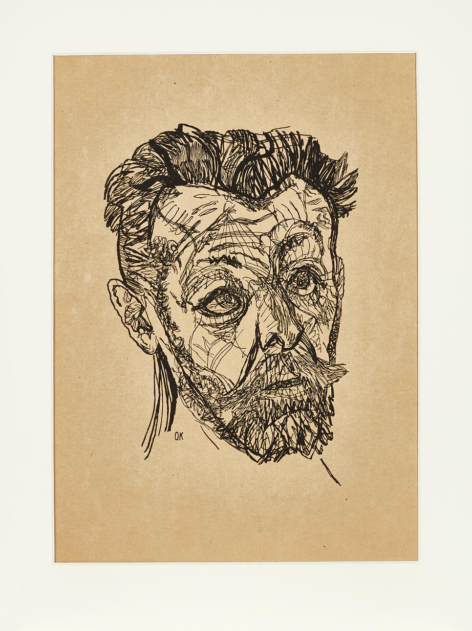 OSKAR KOKOSCHKA (1886-1980), efter, Figurscener, bland annat porträtt av Herwarth Walden, 1910-tal, grafiska blad
