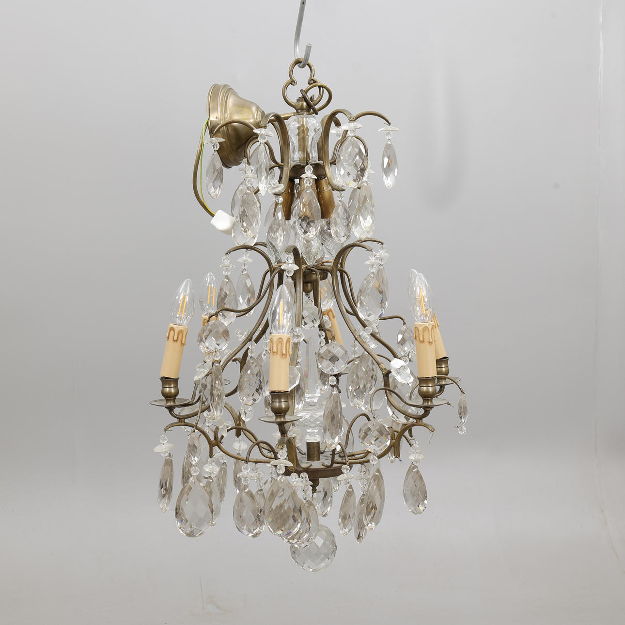 CHANDELIER, Baroque style, mid-20th century.