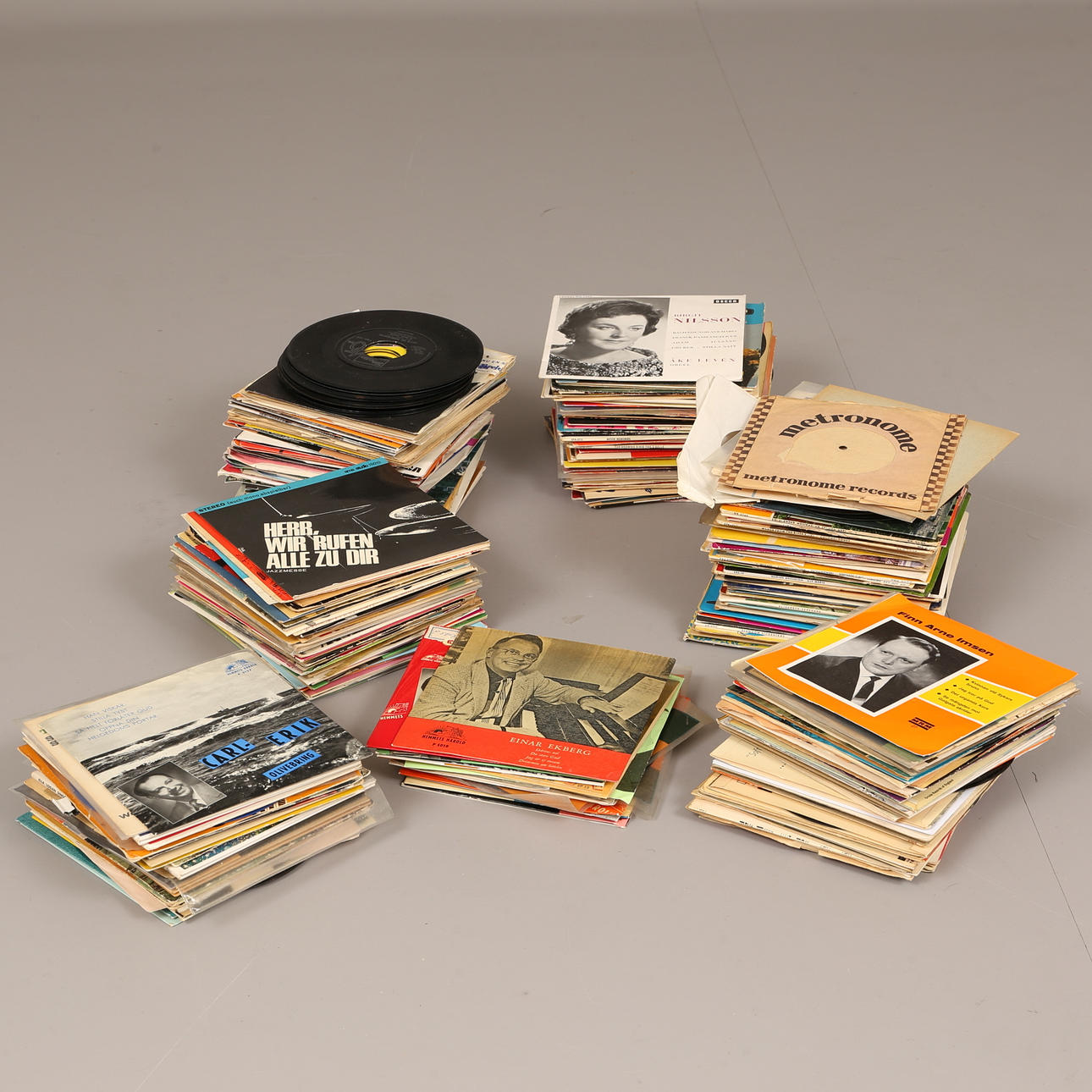 JAZZSKIVOR, ca. 250 st. EP och singlar.