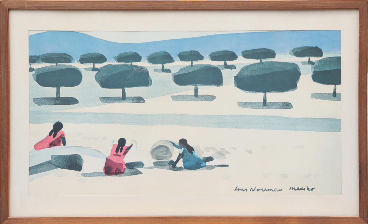 PRINT, after Lars Norrman, printed signature.